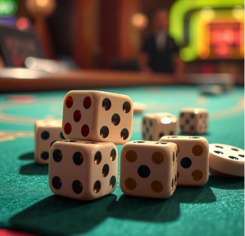 Meja Domino QQ mulia303 dengan sistem kartu digital dan antarmuka pemain